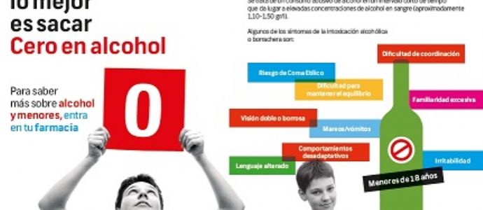 Las farmacias de Ciudad Real inician una campaa de educacin sanitaria para prevenir el consumo de alcohol en menores 